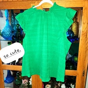 Cap Sleeved Blouse So Cute